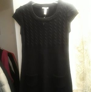Ambiance apparel black sweater dress